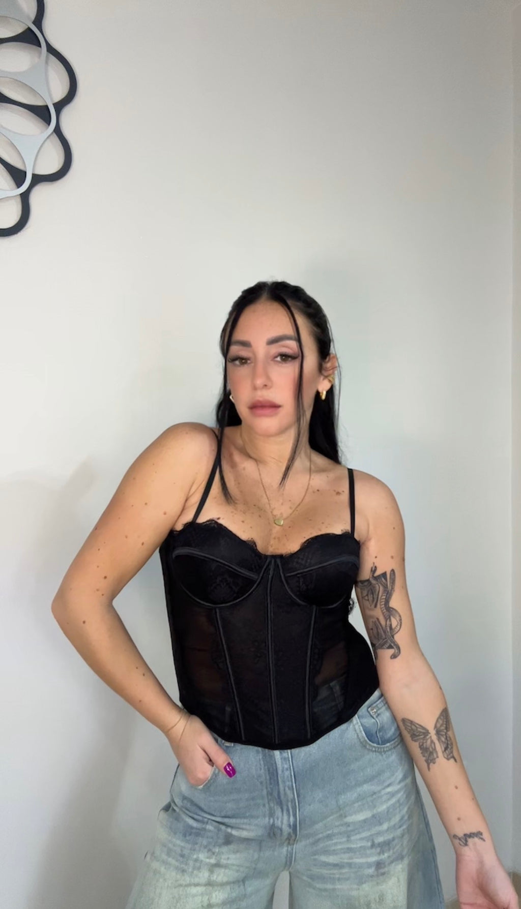 BUSTIER BLACK