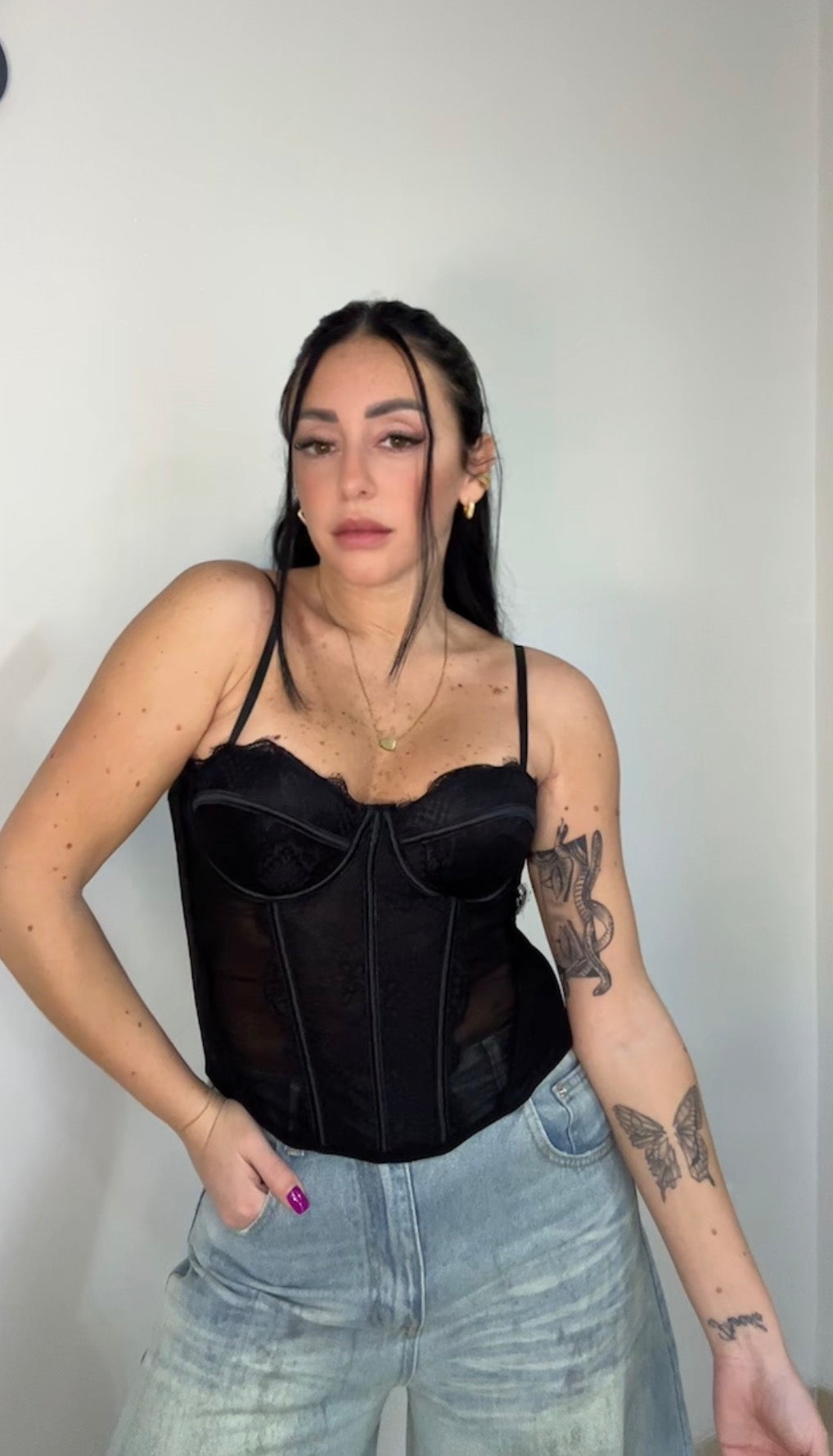 BUSTIER BLACK