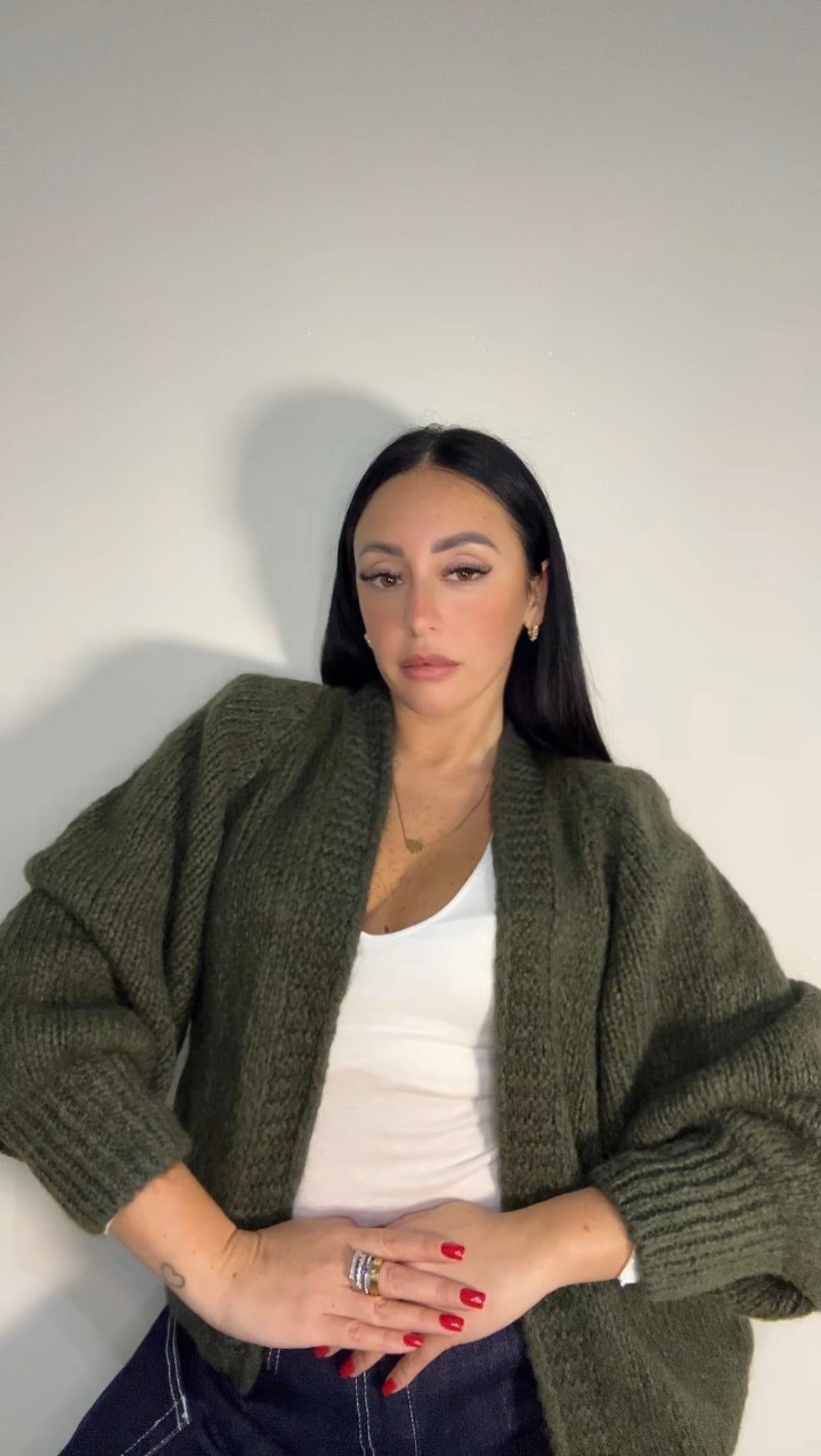 CARDIGAN POP MILITARY